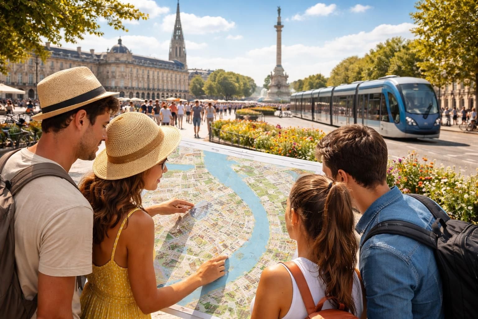 explorez bordeaux avec une carte détaillée pour organiser efficacement votre voyage et ne rien manquer des merveilles de la ville.