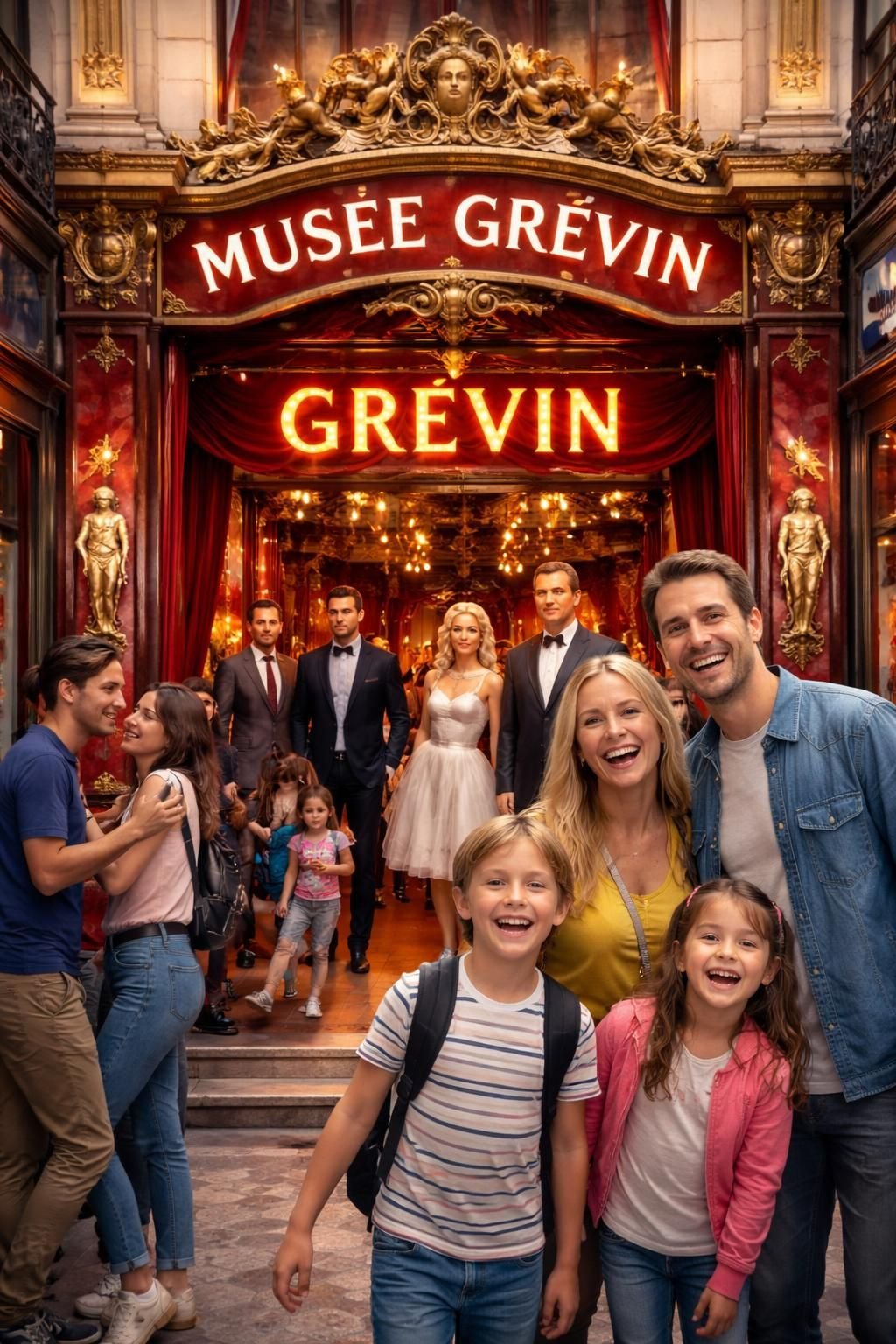 explorez le musée grévin et admirez ses personnages de cire célèbres, une visite incontournable pour revivre l'histoire et rencontrer vos icônes préférées en taille réelle.